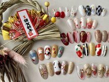 ロータス Lotus/お正月ネイル