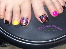 アン ジョーヌドラゴ/【フットネイル】カラフルネイル