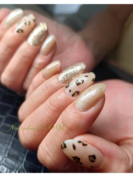 スクール(SCOOL)/2023 秋冬 豹柄マグネットネイル