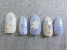 ネイリシャス(NAILICIOUS)/爽やかなで柔らかなブルー♪
