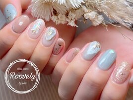 涼しげ夏ネイル