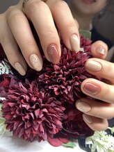 ヘブン ネイル 鶯谷(HEAVEN Nail)/ベージュ秋ネイル