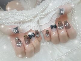 ドットネイル×クロミパーツ