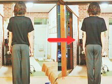 30代ママさんの初回の産後の骨盤矯正の結果