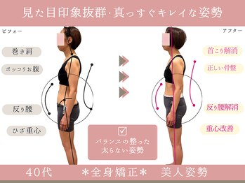 グレースエール トータルビューティーサロン(Grace Aile)/*戻らない全身矯正*