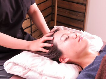 カフェ＆サロン【Ohana&】都立大学駅前店の写真/デスクワークによる眼の疲れやストレスの解消に◎快眠ヘッドスパで目が開いてクリアになるというお声多数！