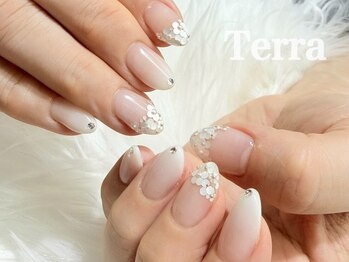 ネイルアンドまつげエクステ テラ 銀座店(Terra)/フラワーネイル
