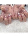 さくらんぼネイル