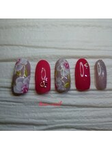 カオ ネイル(kao nail)/フラワーネイル6500円