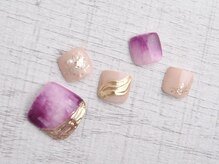 ラルネイル 大宮(Lull. nail)/＊タイダイ＊ニュアンスミラー＊