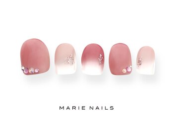マリー ネイルズ いわきラトブ店(MARIE NAILS)/定額6,600円税込 &nbsp;ピンク 0407b
