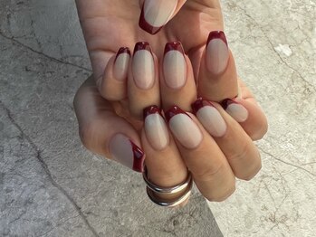 ダブリュー 今福鶴見店(W)/カラーフレンチ♪