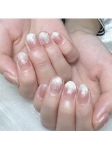 エツキネイル(悦木Nail)/チークマグネットグラデーション