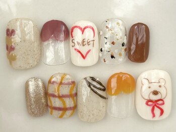 カラ ネイル 中津店(calla nail)/甘くほっこり♪