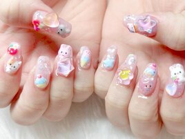 ぷくぷくネイル☆