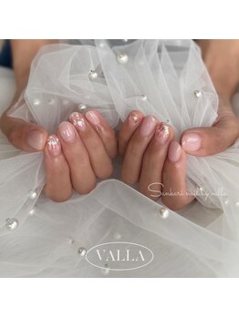 サンカリネイル バイ ヴァラ イオンモール新居浜店(sankari nail by VALLA)/韓国VALLANAILハートホロネイル