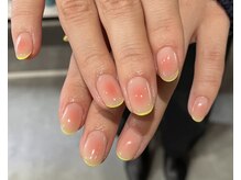 ランダネイル(LANDA. nail)/チーク×フレンチ