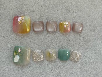 チェスナッツルーム(Chestnuts room)の写真/指先から夏支度!フットネイルDesign豊富◎フットバス&保湿ケア付き◎