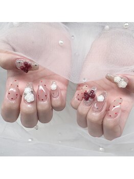 シュシュ(Chou Chou)/Snow White Rose × Heart Nail