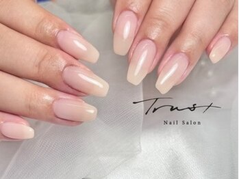 トラストネイル 佐野店(TRUST Nail)/長持ちうる艶ピンクカラー
