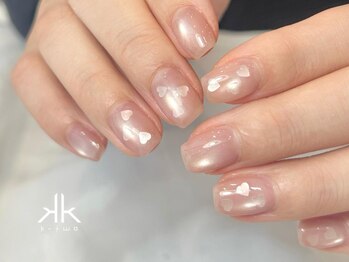 ケーツーネイル(k-two nail)/2月monthly/ハートホロ