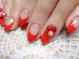 レッドネイル☆