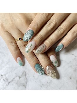 トータルビューティーローズ(Rose)/定額マリンネイル