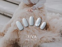 ネイルサロンディーバ 石橋店(Diva)/One color plus(ストーン）