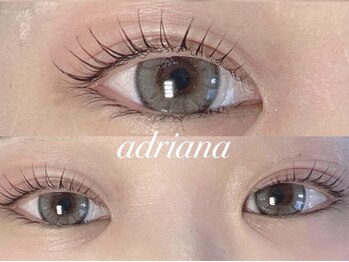アドリアーナ(ADRIANA)の写真/【マツエクメニュー人気No.1★】ボリュームラッシュで華やかな目元に◇お仕上げにブラックコーティング付！