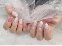 エクラベル(E'clat belle)/手描きハートネイル☆