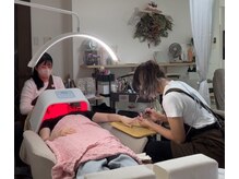 ネイル アンド スクール ピアシェ(Piache)の雰囲気（ネイルとエステ、ヘッドスパ、フットなど、組み合わせて施術可能）