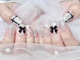 【定額】チェックネイル！