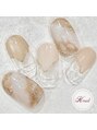 ケイネイル(Knail)&nbsp;縦マーブルのアート×マグネット×ミラーラインが重なるアート♪