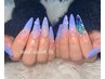 (えりな指名)ワンカラー(アクリル長さだし10本コース)15000円
