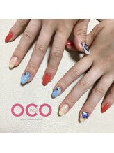 オコネイル ネイルサロンアンドスクール(OCO nail)/denim × Nordic