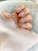 クリアー(clear)/シェル、ニュアンス、ピンク