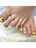 【足元から美しく】フットデザインネイル　¥7000→¥6500