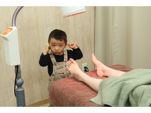 風香る鍼灸院/お子さん連れで施術を受ける方も