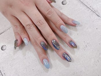 ネイル ビューティーマジック 葛西本店/ギャラクシーマグネットネイル