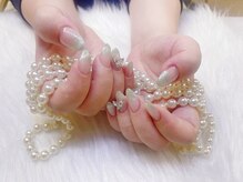 クイーンネイル 新宿(Queen nail)/マグネットフレンチ