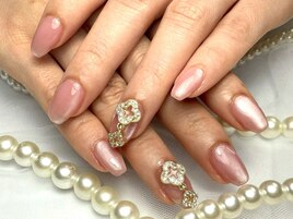 マグネットネイル/ピンクネイル