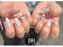 アークヘアーダイ ネイル アンド アイラッシュ(ARK HAIR DAI)/フラッシュ(有料パーツ使用)