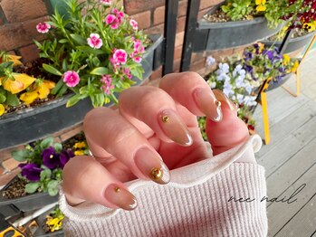 グラデーションミラーnail