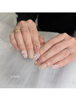 キルティング×ツイード