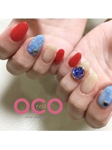 オコネイル ネイルサロンアンドスクール(OCO nail)/denim × Nordic