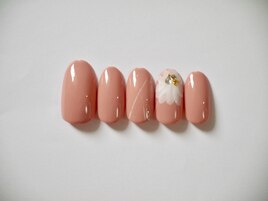フラワーネイル￥7300