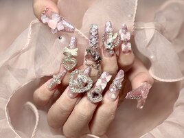 キラキラピンク[大久保/ネイル]