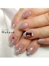 マカナ(Makana)/ガラスフレンチネイル