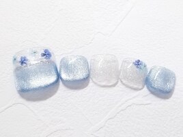 【新作】お花マグネットネイル