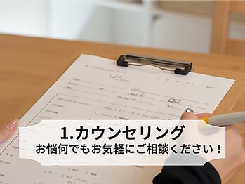 ヨサパーク ア モード ミオ 柴又店(YOSA PARK A modo mio)/【1】丁寧なカウンセリング